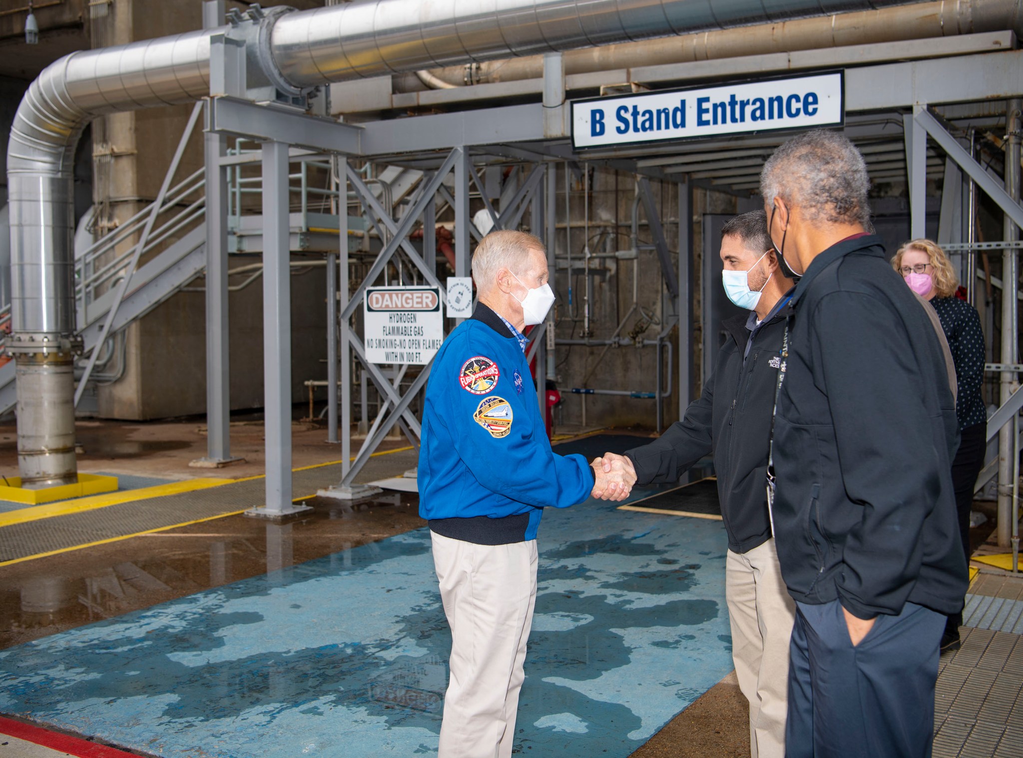 NASA Officials visit SSC 4