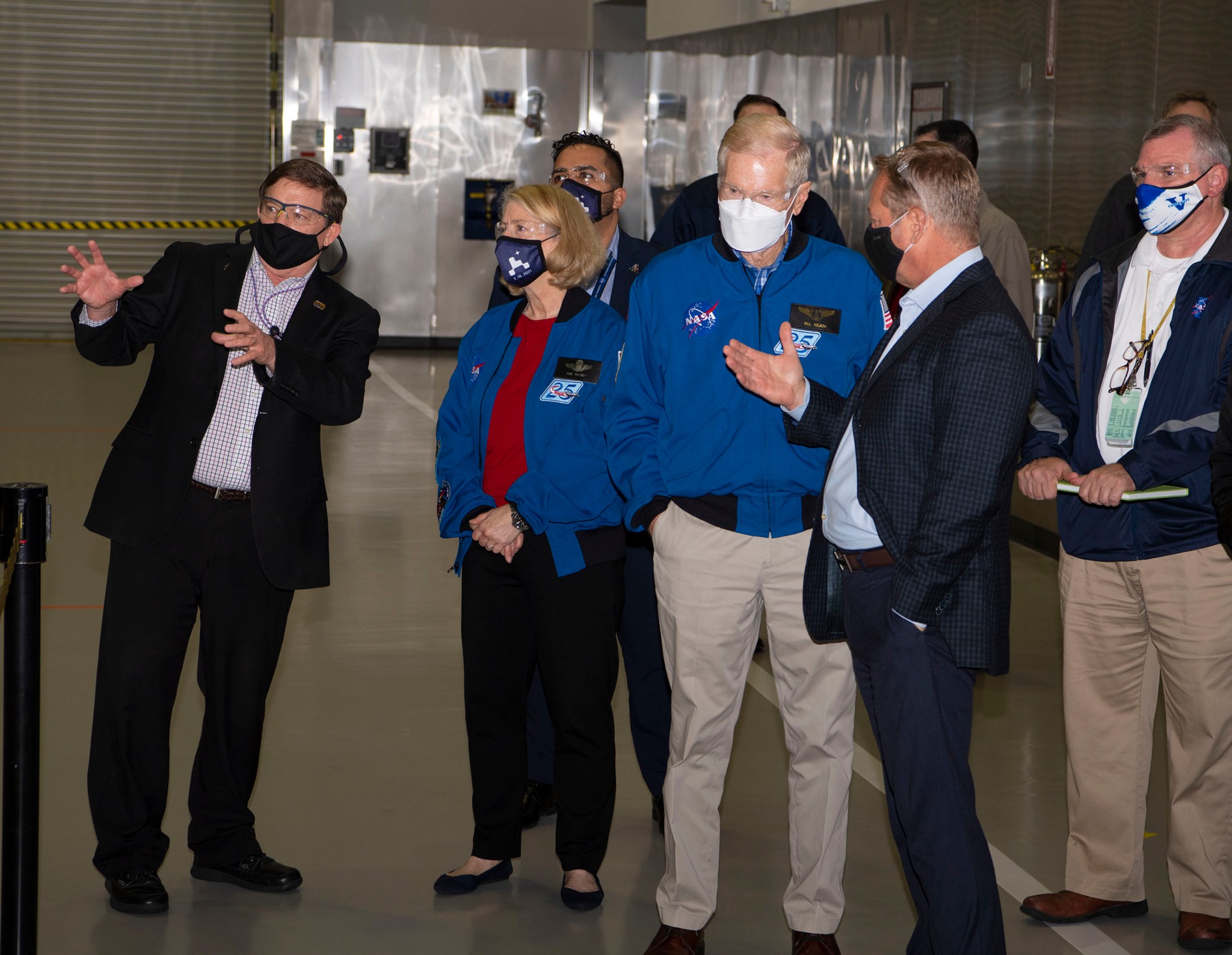 NASA Officials visit SSC 8