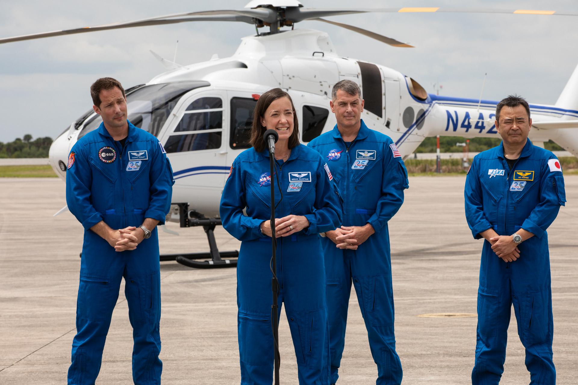 Astronauts for the Crew-2 mission