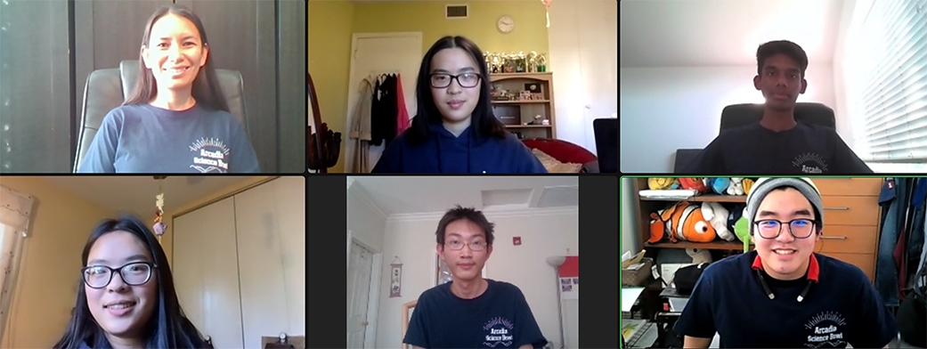 Arcadia High School Regional Science Bowl team