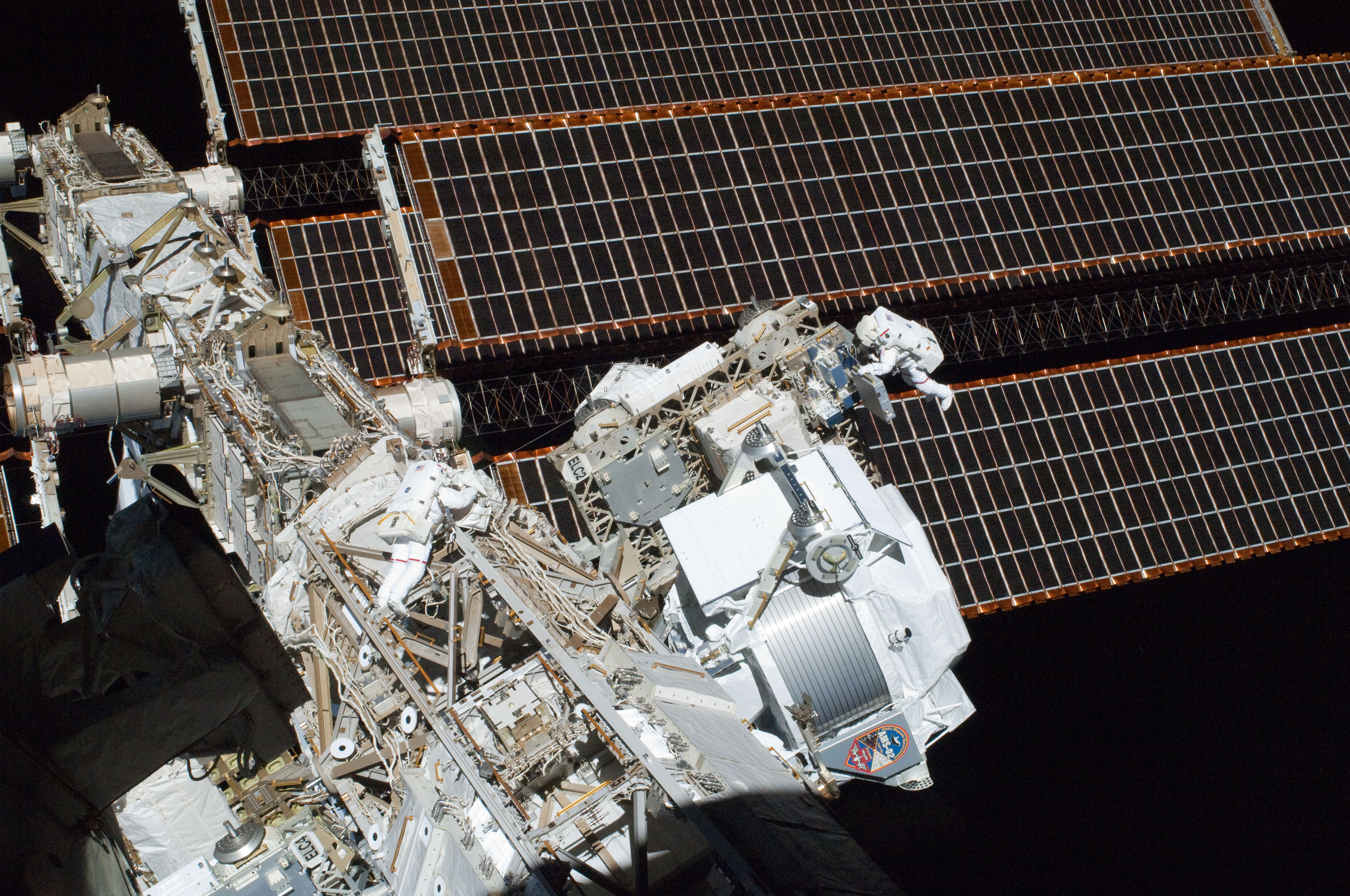 View of STS-134 Crew Members during EVA-1.