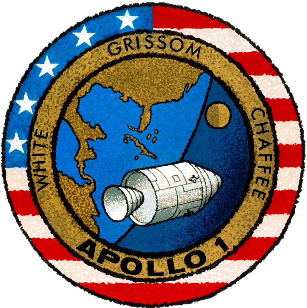 apollo 1 crew patch dec. 1 1996