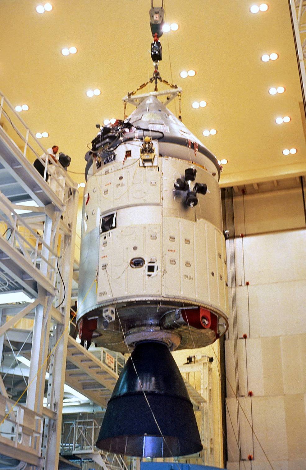 apollo 1 undergoes final checkout at ksc