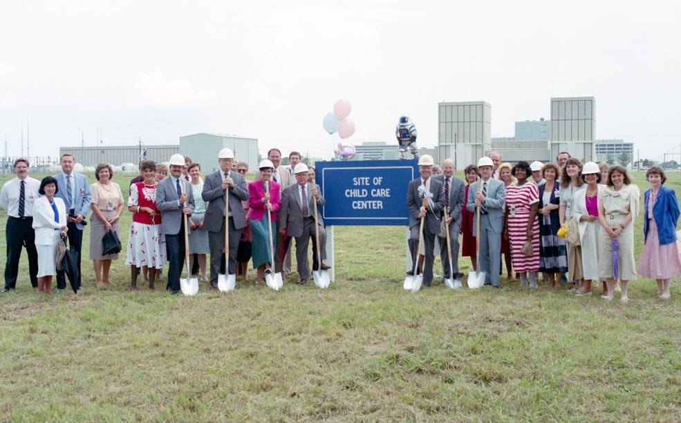 cohen_groundbreaking_for_child_care_center_jul_7_1989