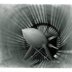 Stability Tunnel fan hub from downstream circa 1944.