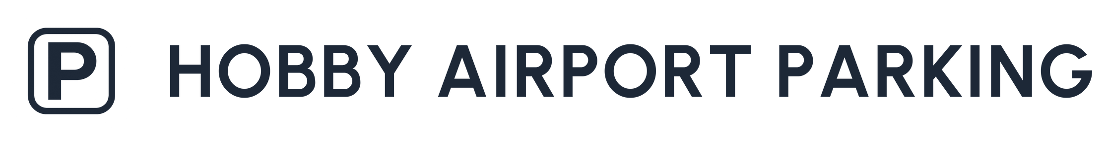 Logo for Hobby Airport Parking, a JSC employee discount vendor.