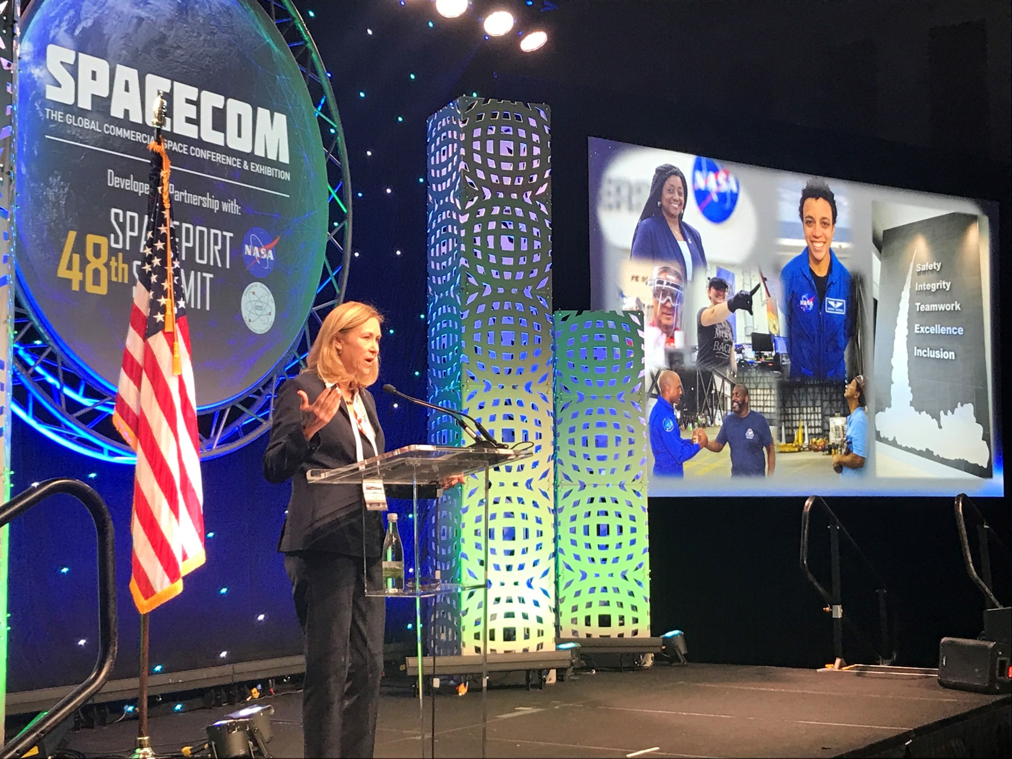 Kennedy Space Center Director Janet Petro at the SpaceCom 2022
