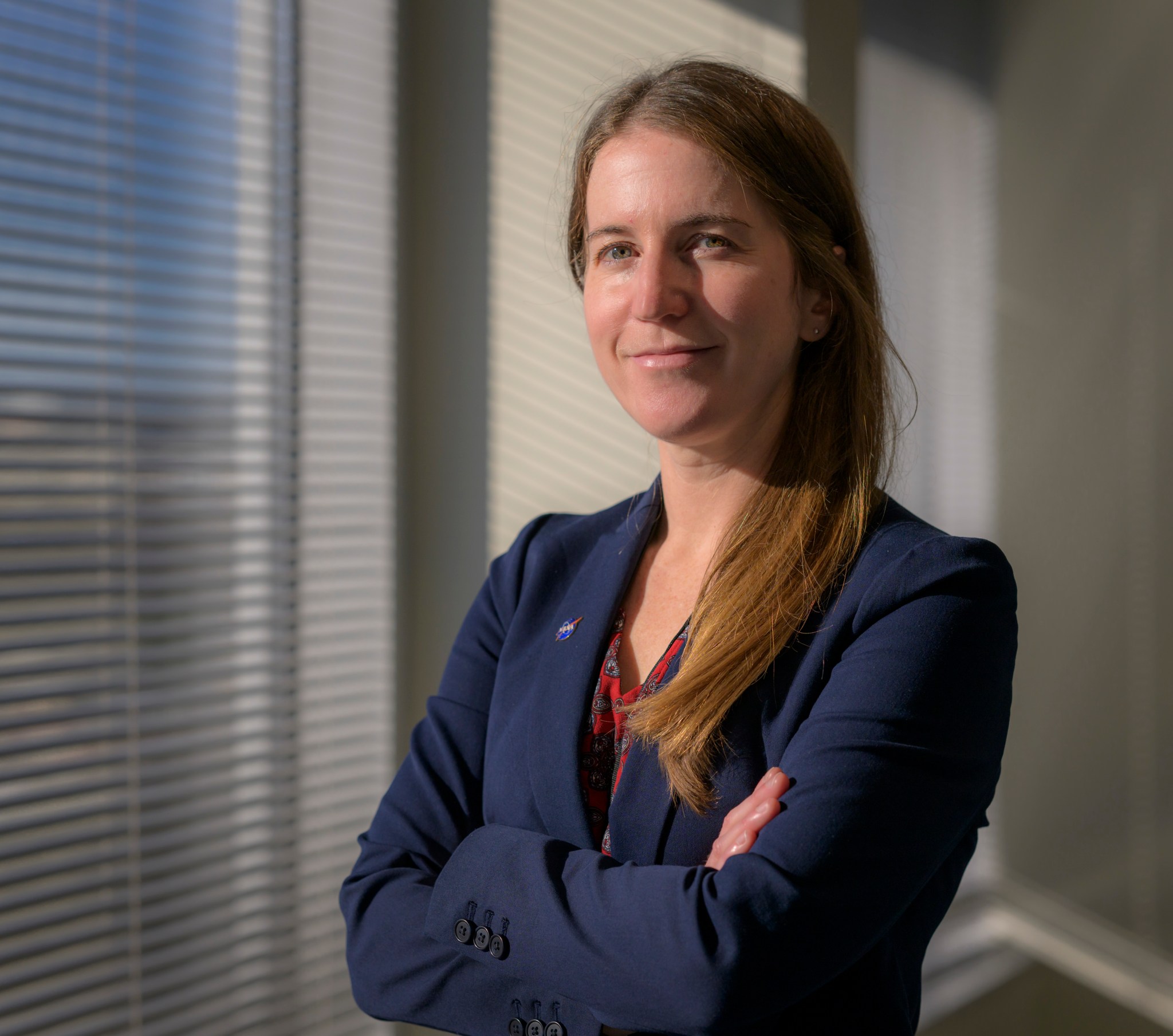 Portrait of Dr. Kate Calvin, Monday, Jan. 10, 2022, NASA Headquarters Mary W. Jackson building in Washington.