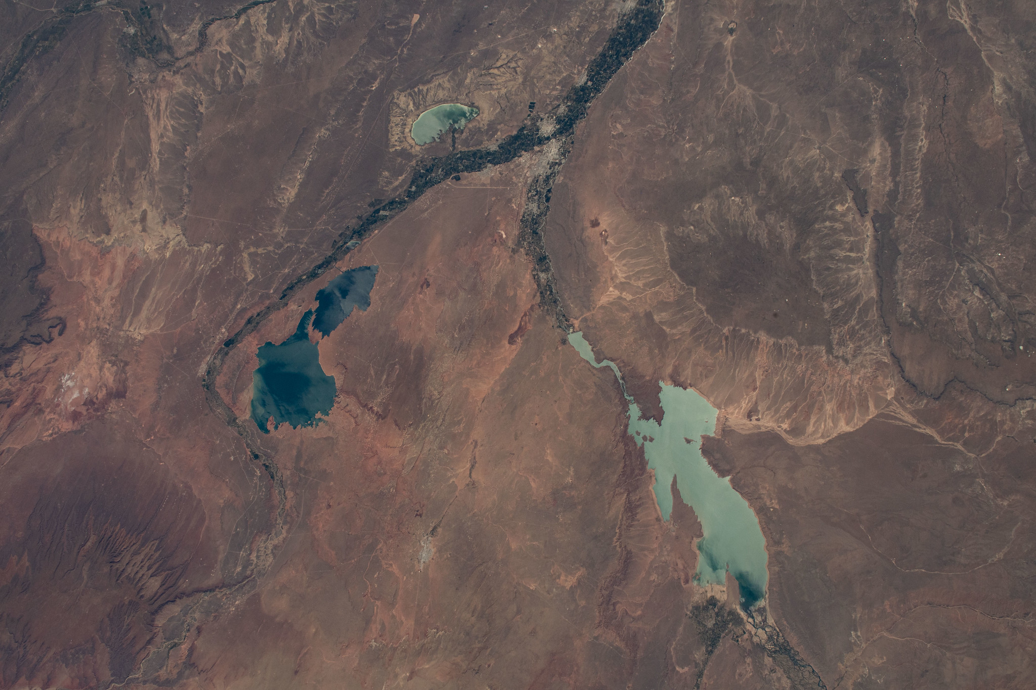 image of a river and lake on Earth
