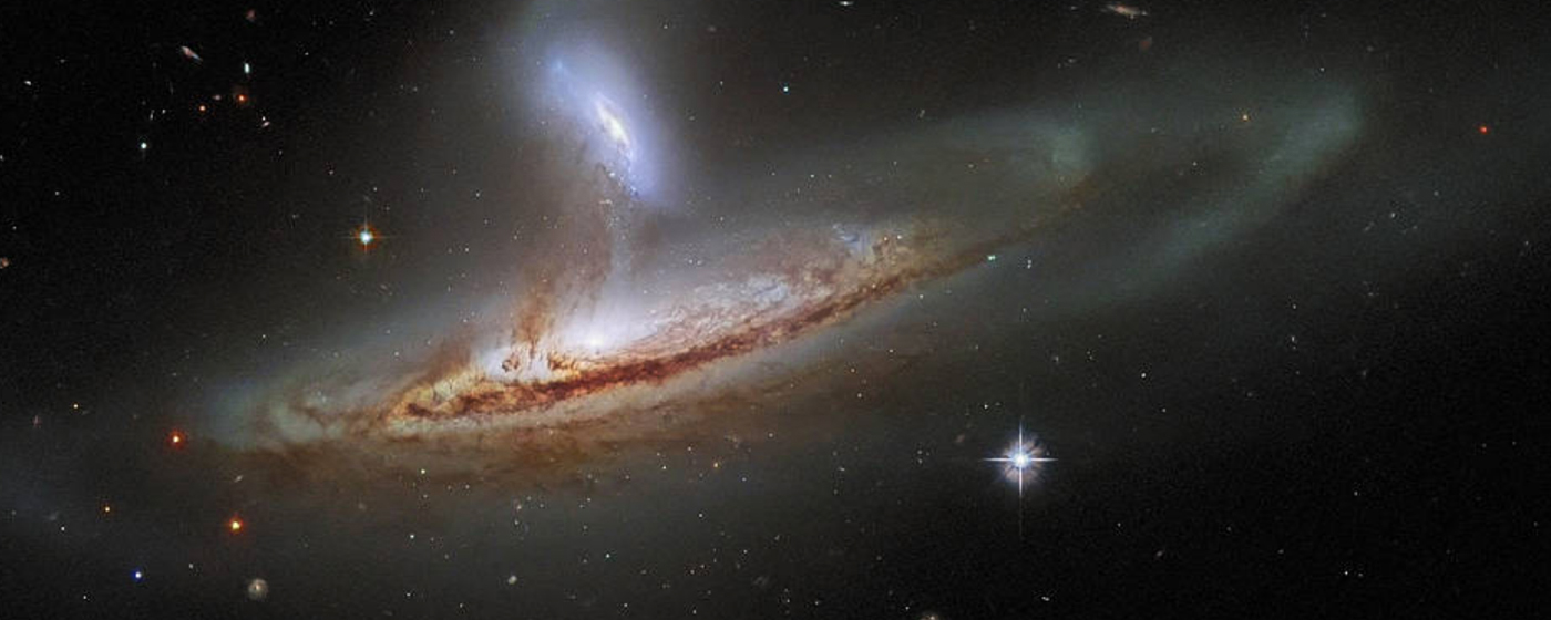 Hubble Views a Cosmic Interaction