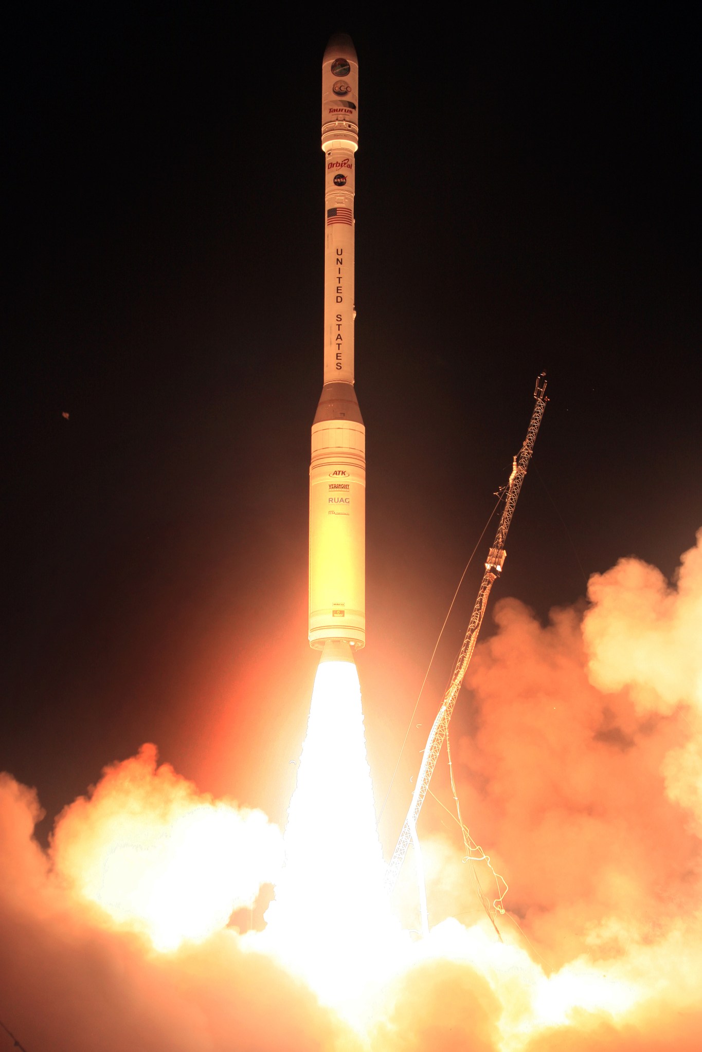 Launch of the Taurus Rocket carrying the OCO-1 spacecraft.