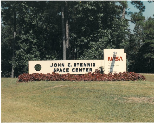 Sign for the John C. Stennis Space Center