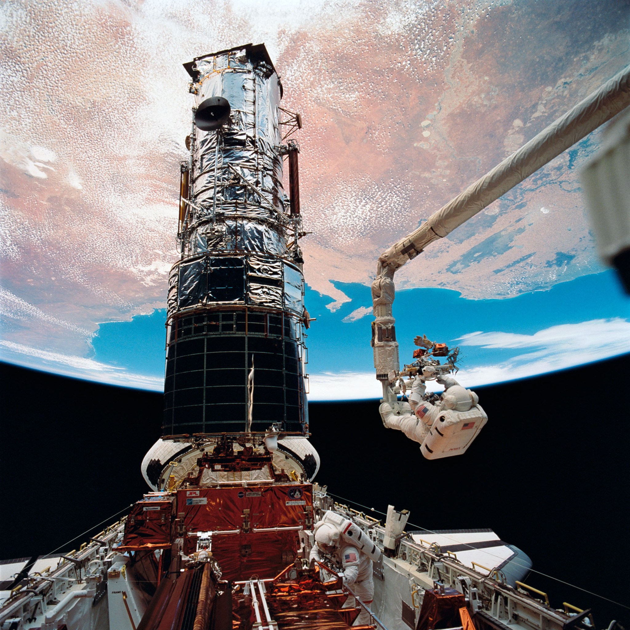 Hubble Space Telescope during SM1