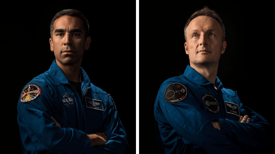 Spacewalkers Raja Chari and Matthias Maurer will exit the station for a six-and-a-half-hour spacewalk on Wednesday, March 23, 2022.