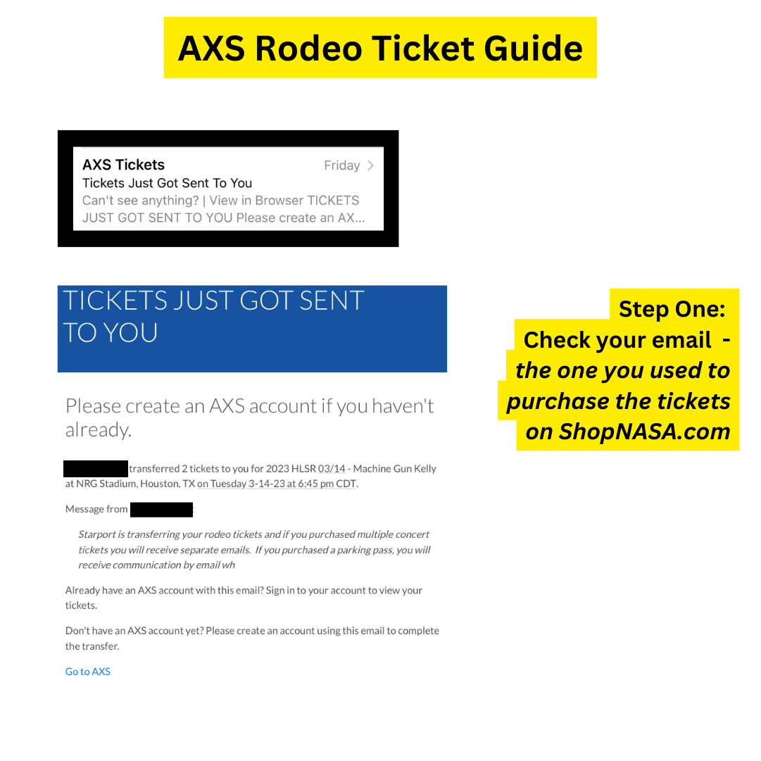 AXS Rodeo ticket guide