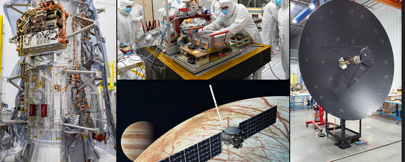 NASA Begins Assembly of Europa Clipper Spacecraft