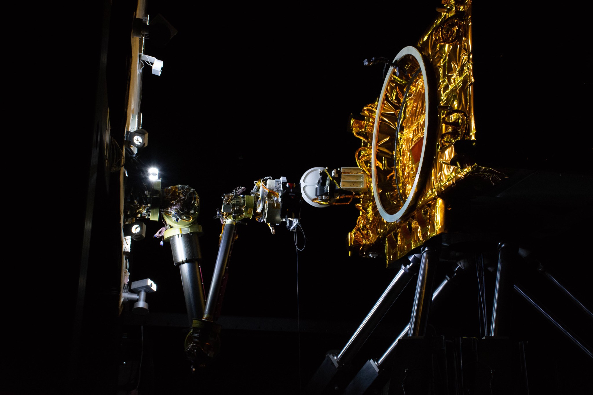 Testing of OSAM-1’s Robotic Servicing Arm