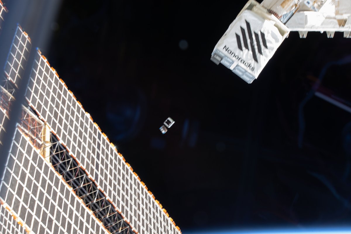 A total of four CubeSats were deployed from the International Space Station on the ELaNa38 Mission.