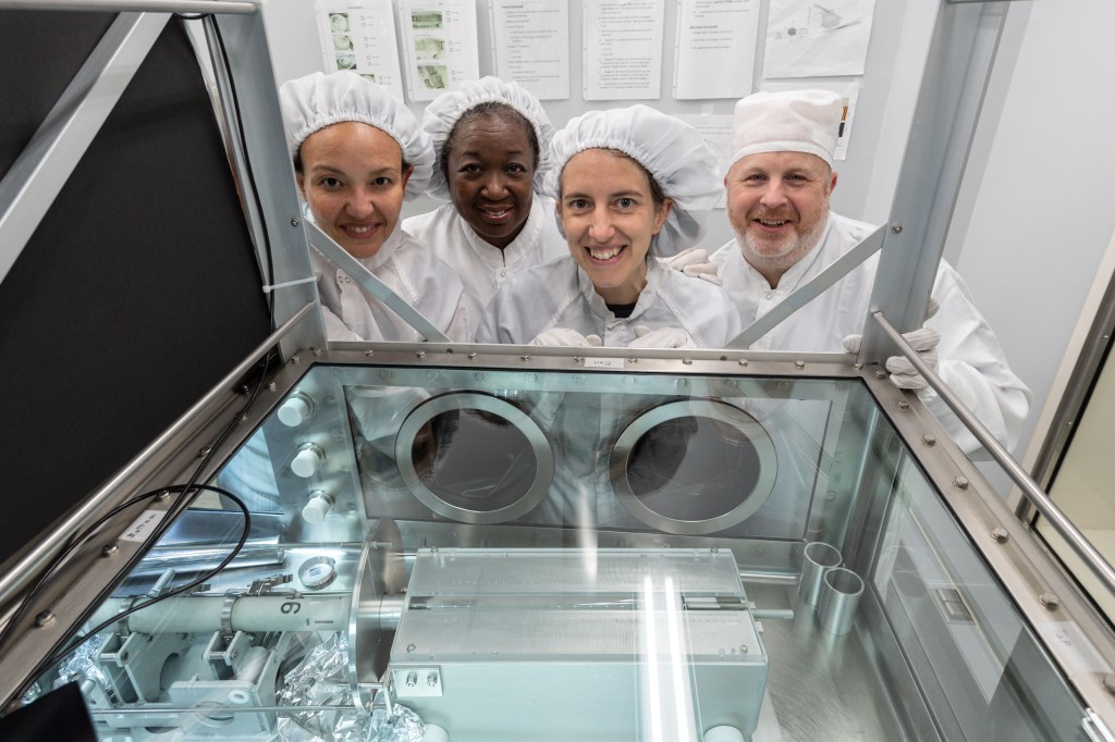 
			Fifty Years Later, Curators Unveil One of Last Sealed Apollo Samples - NASA			