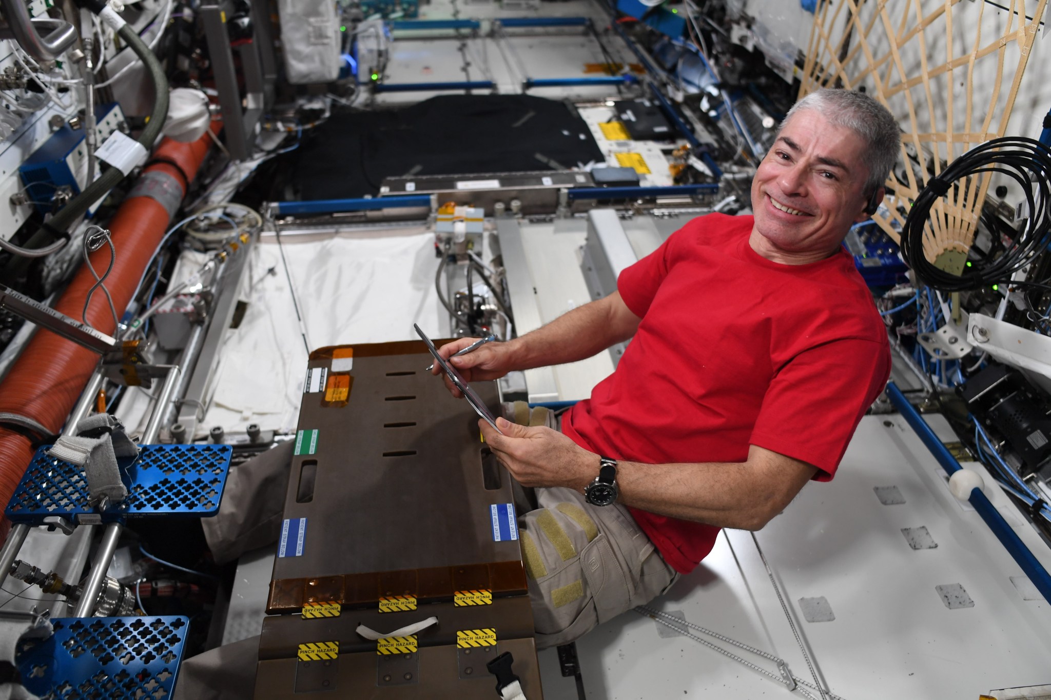 NASA astronaut Mark Vande Hei squeezes in time to unwind with a book. Vande Hei himself will make it into record books: He’s expected to break the record for the most consecutive days in space by an American explorer before his mission ends. 