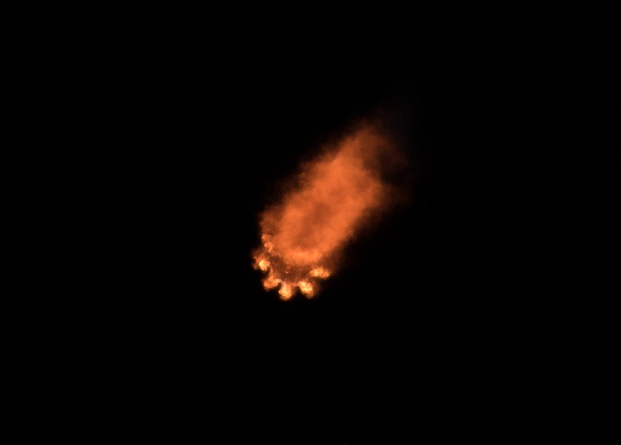 A SpaceX Falcon 9 rocket carrying the company's Crew Dragon spacecraft is launched on NASA’s SpaceX Crew-4 mission to the International Space Station with NASA astronauts Kjell Lindgren, Robert Hines, Jessica Watkins, and ESA (European Space Agency) astronaut Samantha Cristoforetti onboard, Wednesday, April 27, 2022, at NASA’s Kennedy Space Center in Florida.