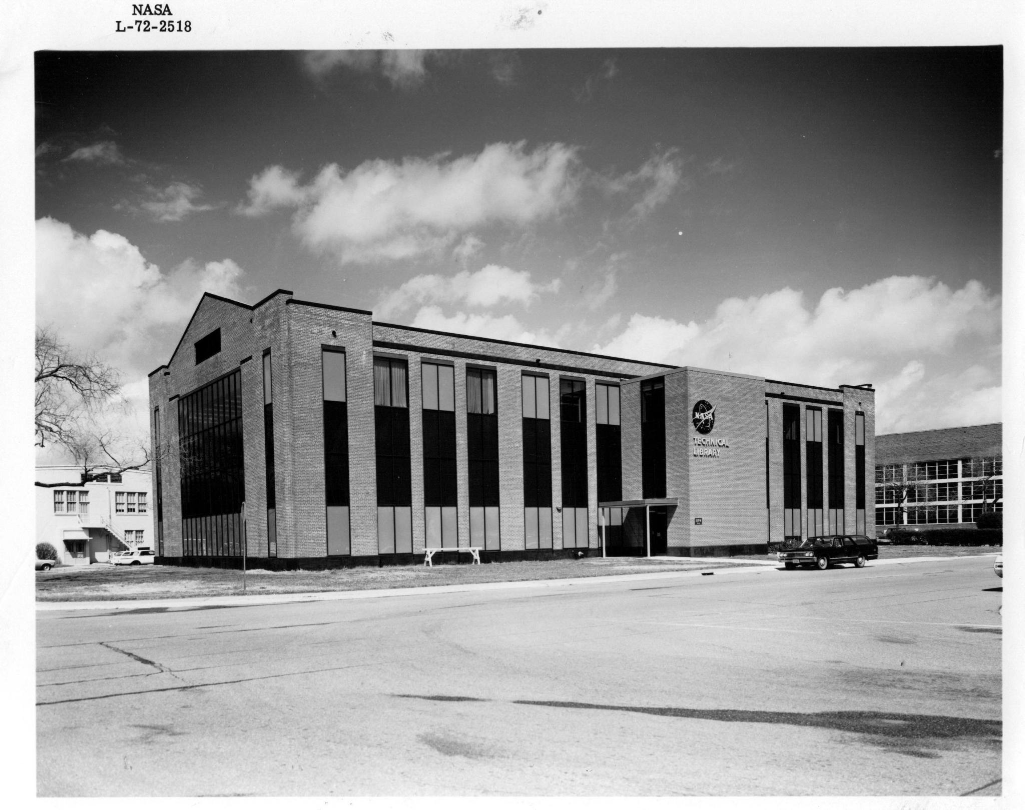 An exterior view of Building 1194 in 1972. 