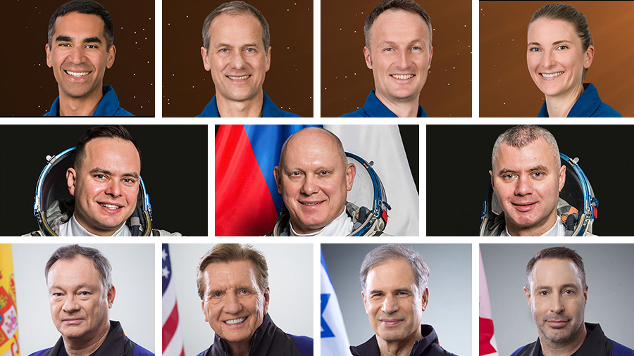 The 11-member crew aboard the station is composed of the seven-member Expediton 67 crew and the four-member Axiom Mission 1 crew.