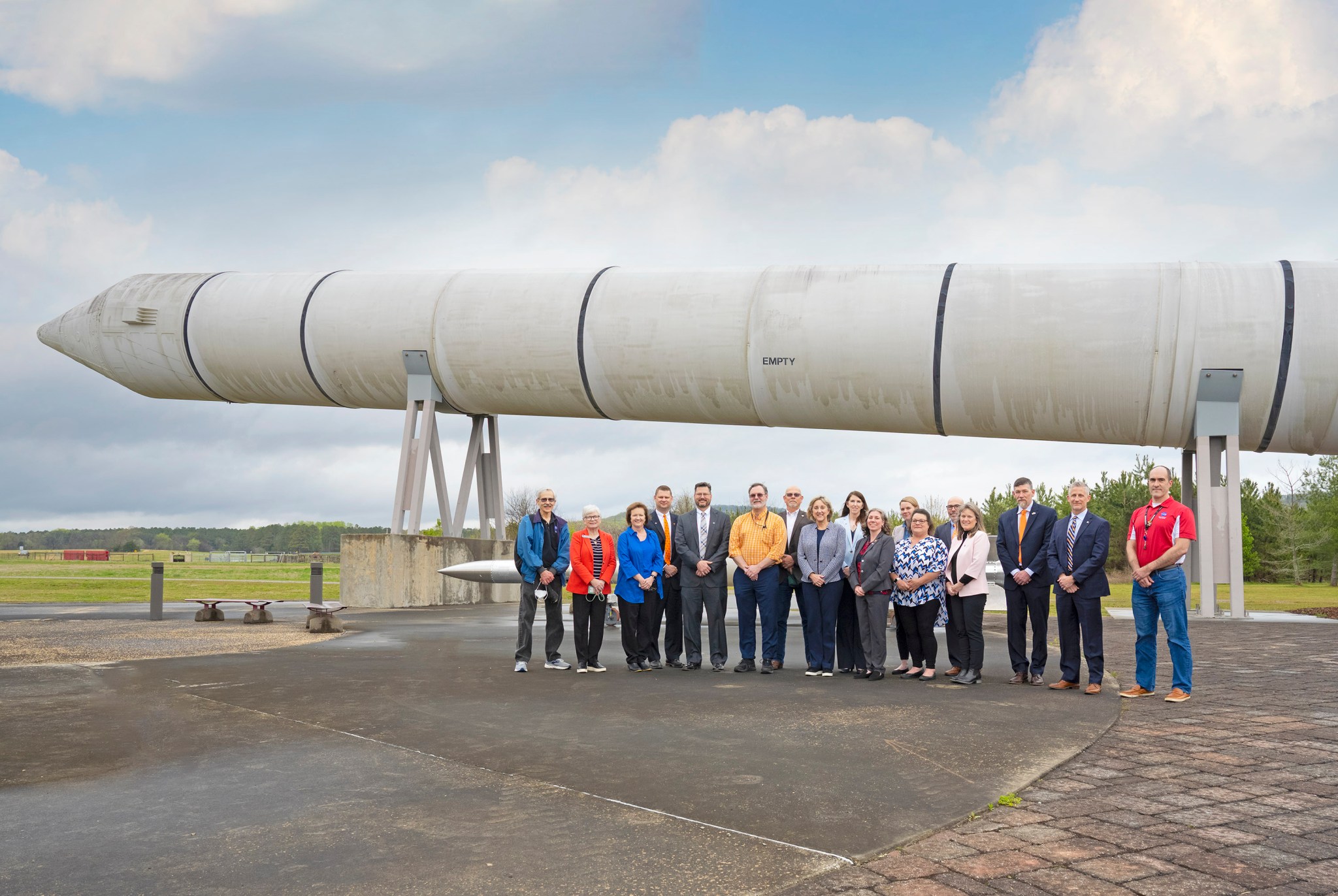 Members of the University of Tennessee Space Institute and Office of the Chancellor tour NASA’s Marshall Space Flight Center on April 5.