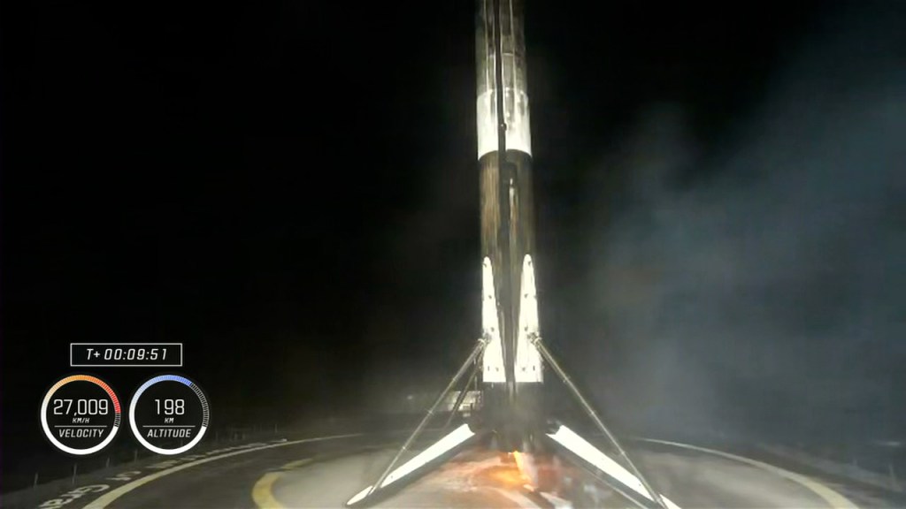 
			First Stage Sticks the Landing! - NASA			
