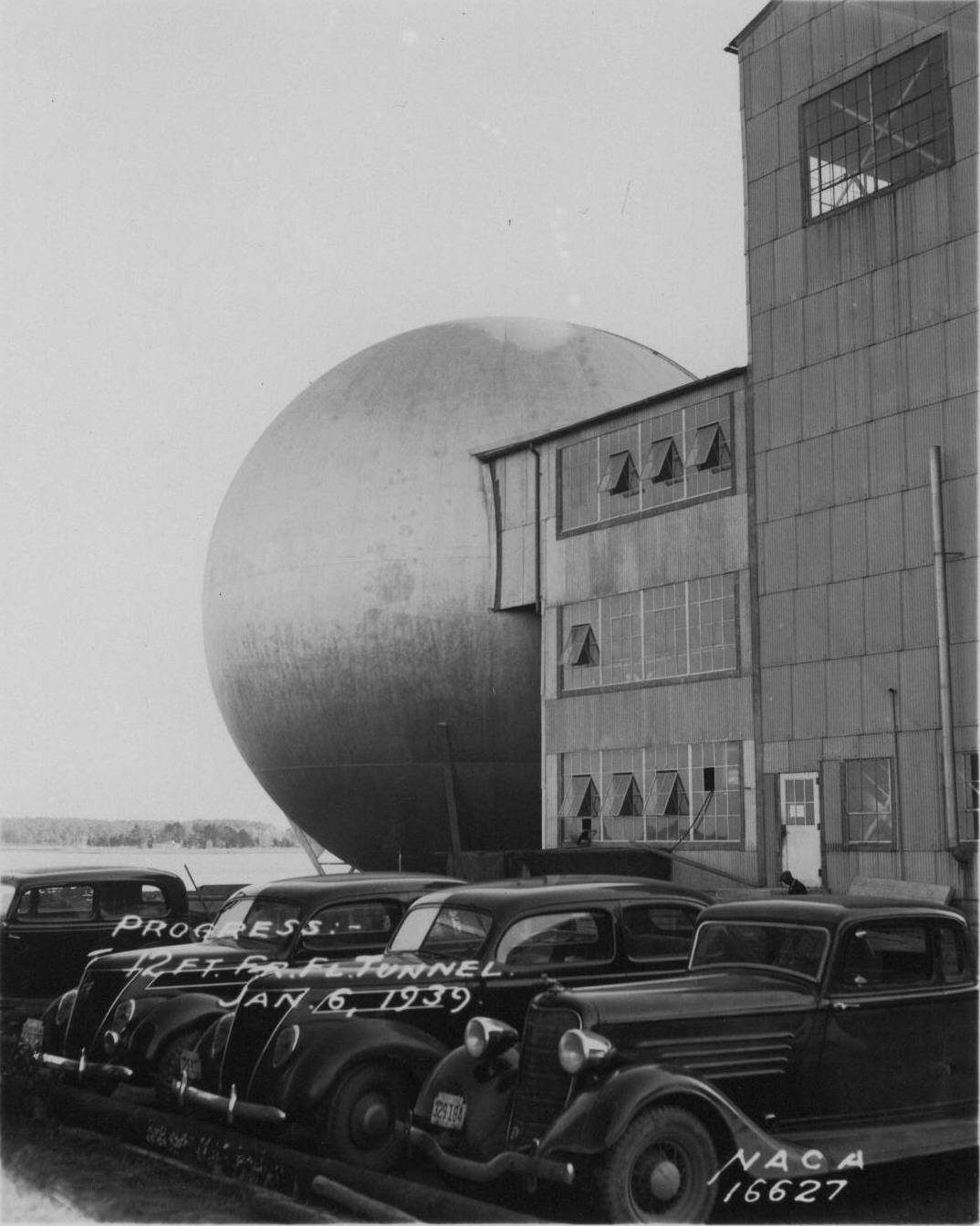 Exterior view of Building 644; 1939.