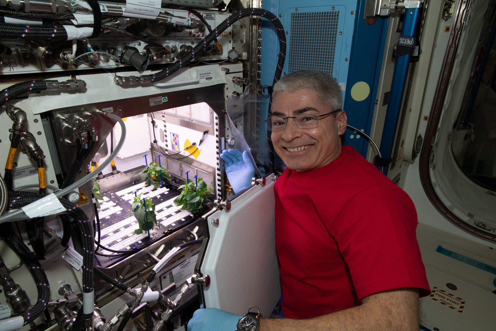 NASA astronaut and Expedition 65 Flight Engineer Mark Vande Hei on the International Space Station.