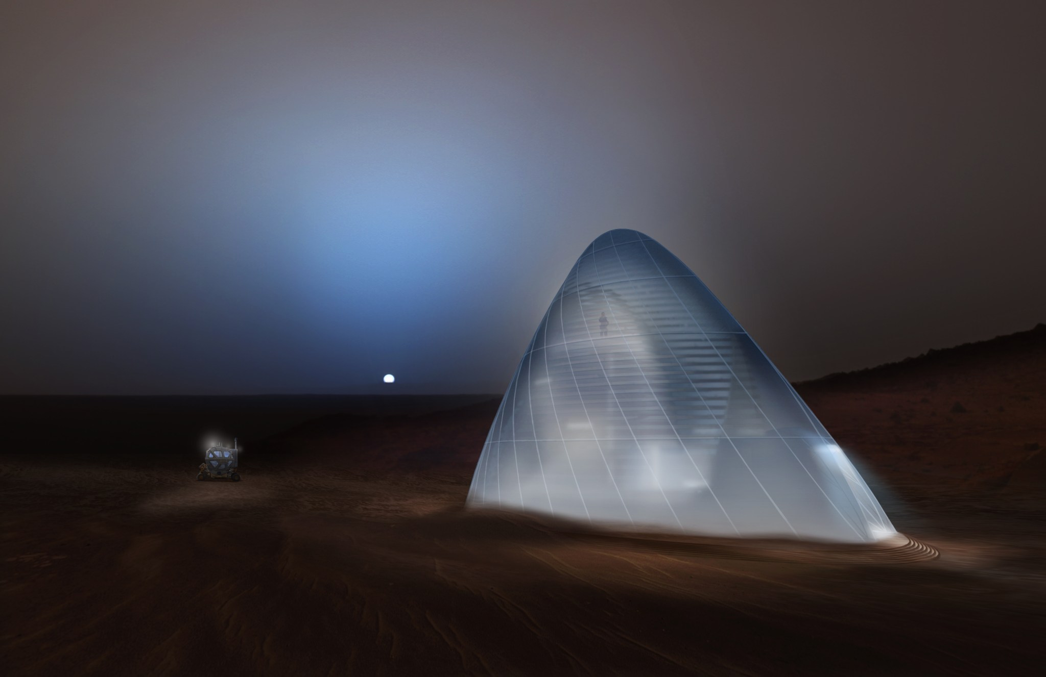 Mars ice house