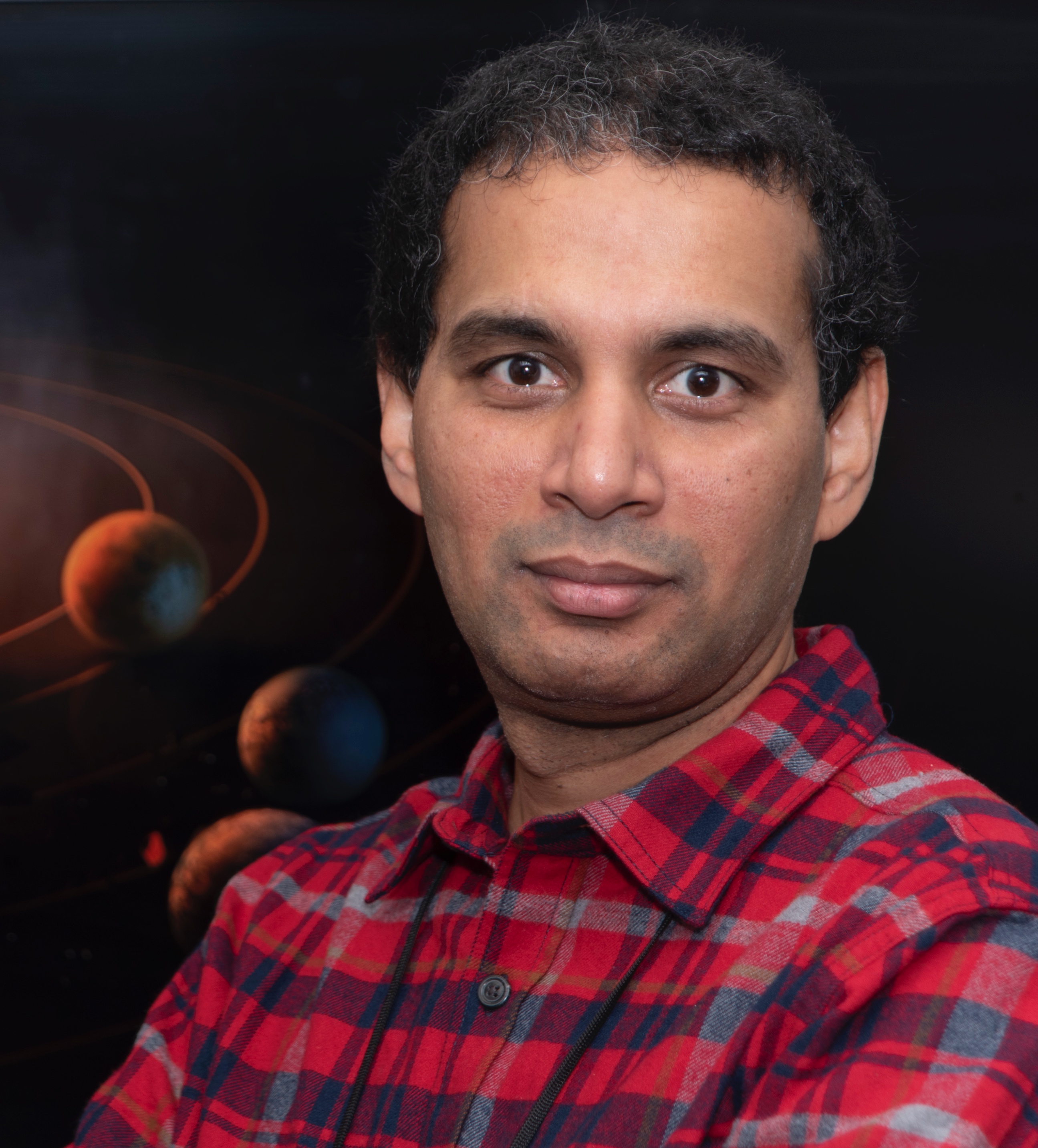 Portrait of Dr. Ravi Kopparapu of NASA Goddard Space Flight Center.