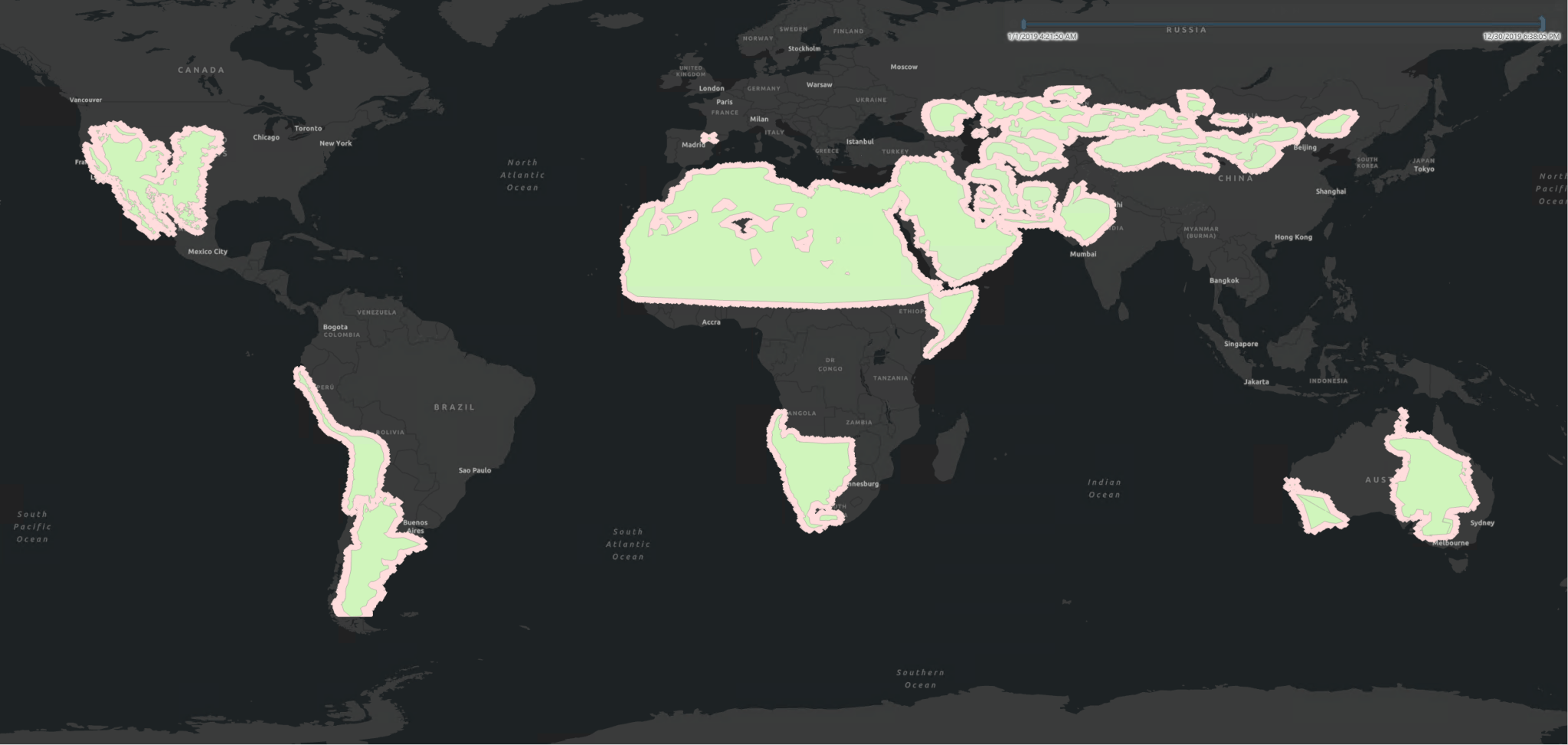 world’s dry regions