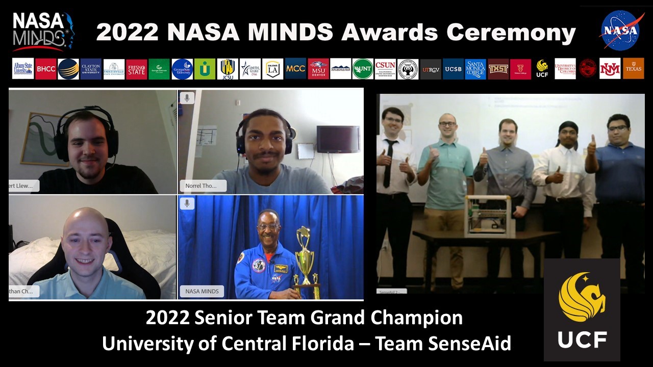 2022 Senior Team Grand Champion University of Central Florida - Team SenseAid