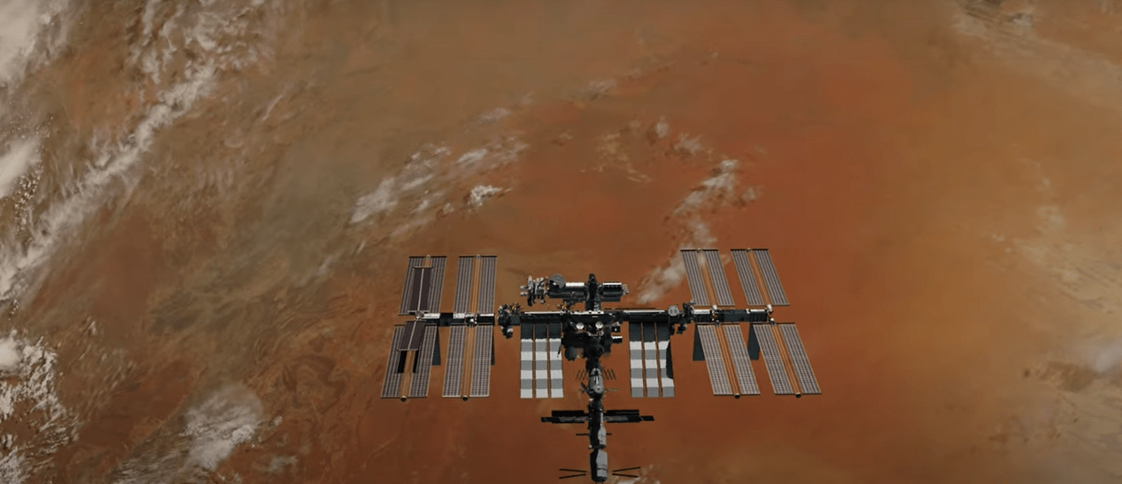 An image of the Earth Surface Mineral Dust Source Investigation (EMIT), which will help researchers measure climate effects by measuring the composition of minerals that become airborne dust. 