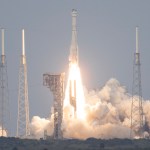 An image of NASA’s Boeing Orbital Flight Test-2 (OFT-2) launching from Space Launch Complex-41 at Cape Canaveral Space Force Station in Florida on May 19.