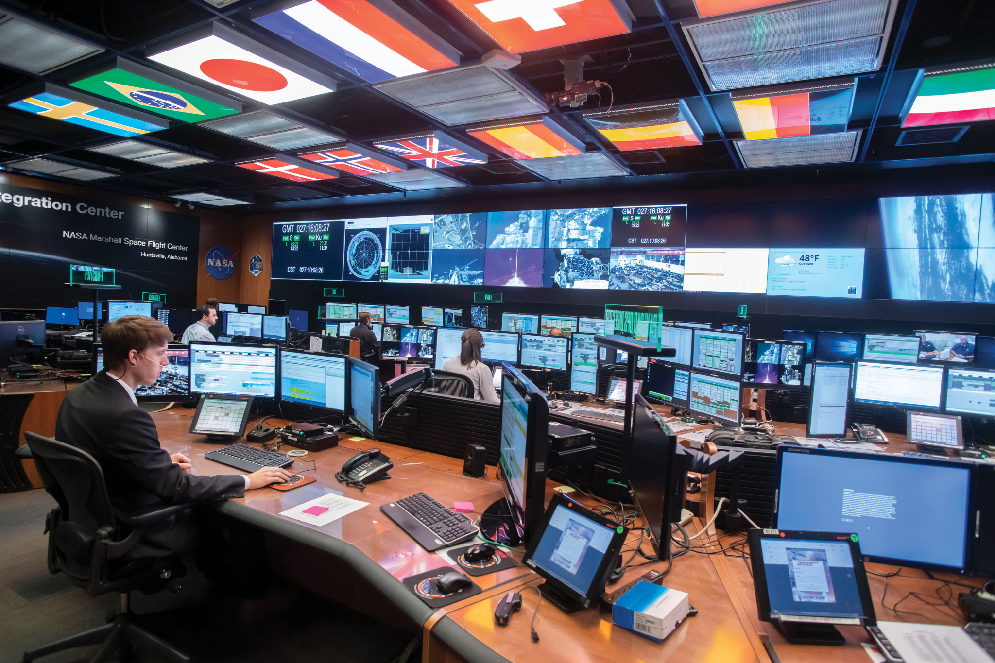 image of a control room