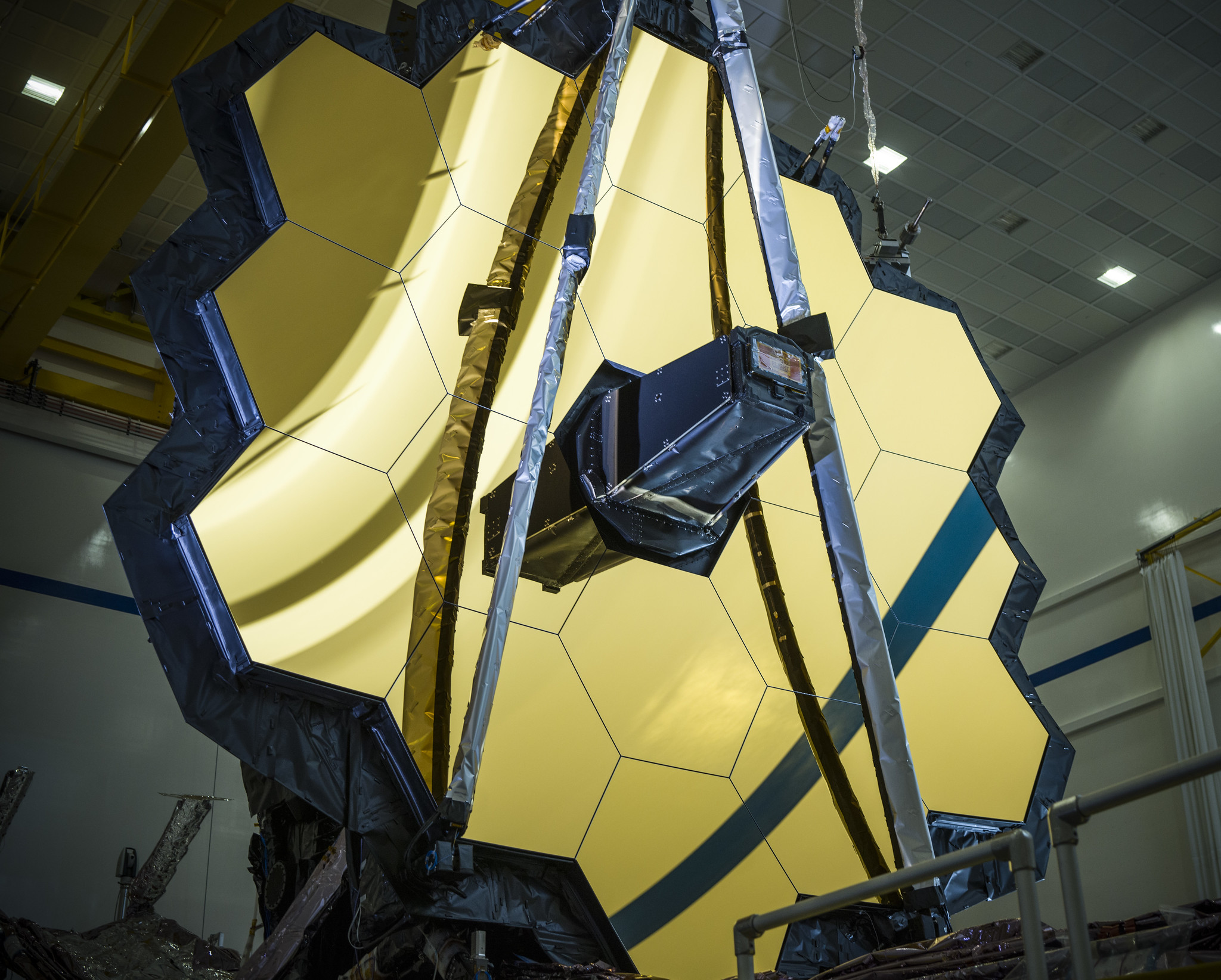 An image of the James Webb Space Telescope taken on March 5, 2020.