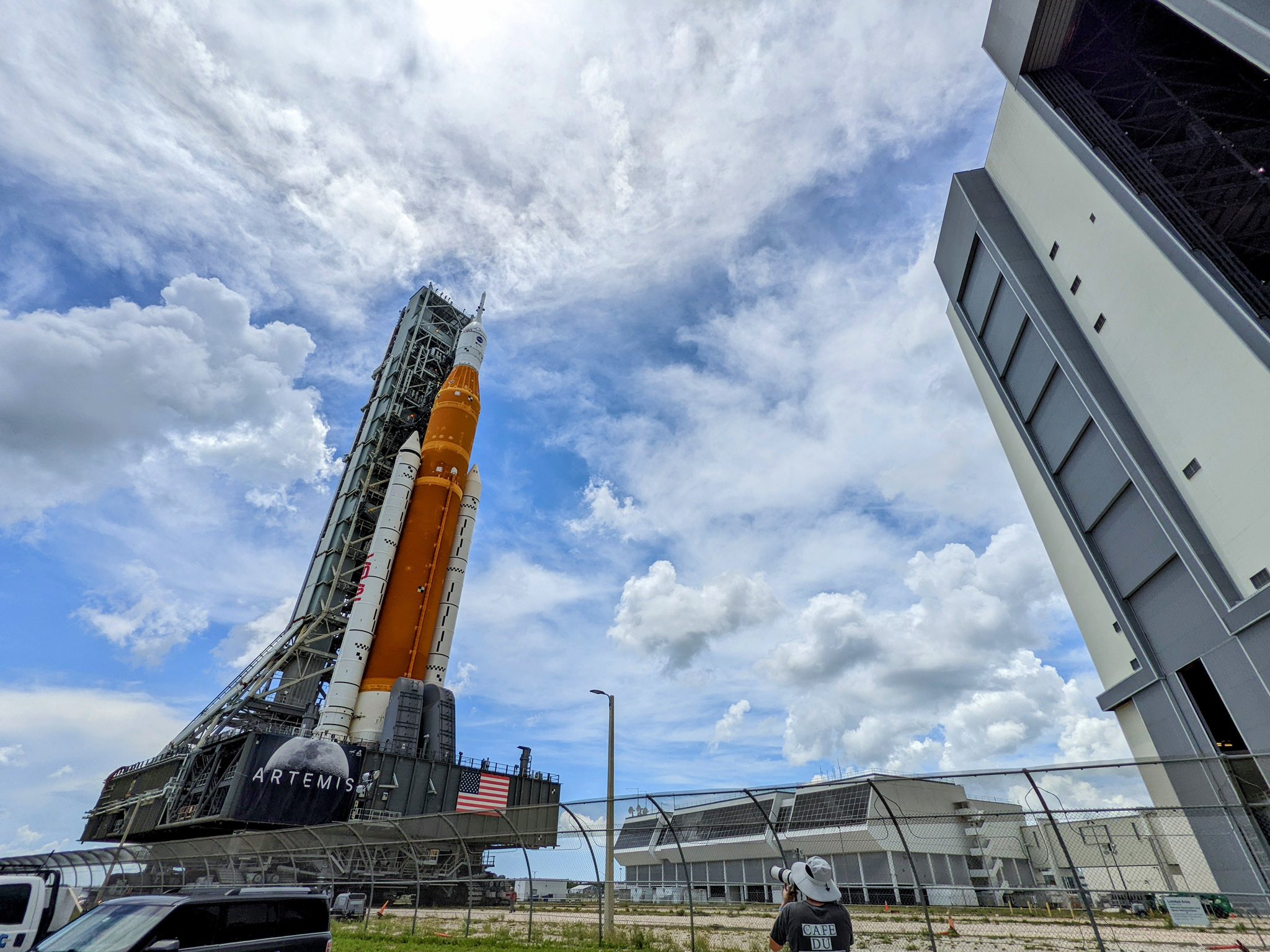 July 2, NASA’s Space Launch System (SLS) rocket and Orion spacecraft for the Artemis I mission were firmly secured inside the Vehicle Assembly Building at Kennedy Space Center. 