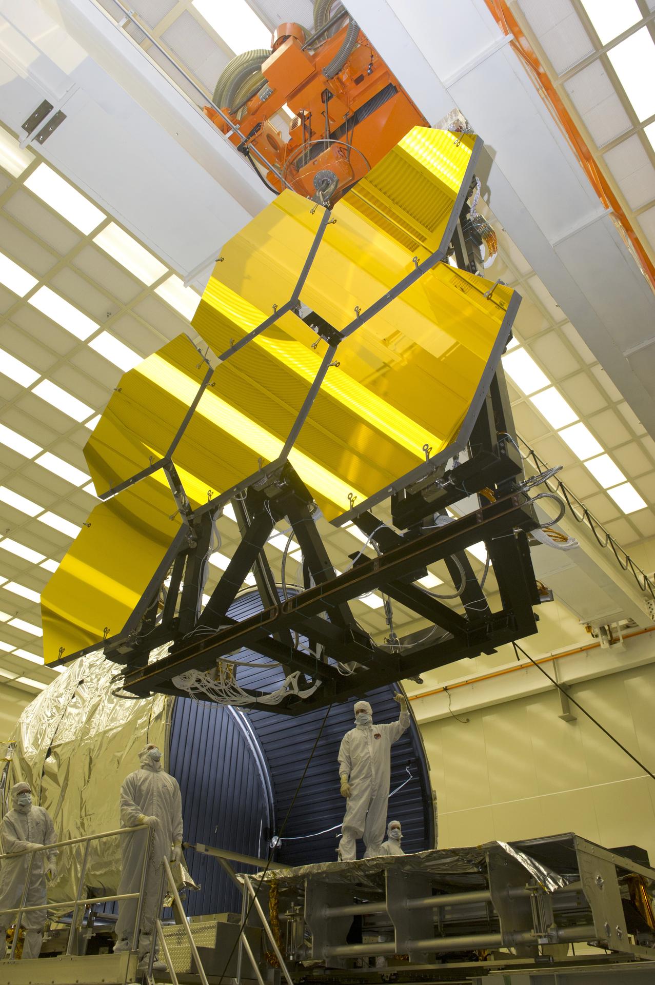 Webb’s telescope mirrors were tested in NASA Marshall’s X-ray and Cryogenic Facility