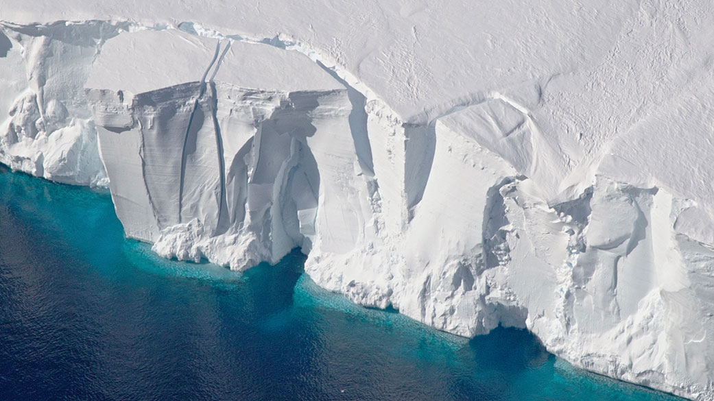 Getz Ice Shelf in Antarctica 