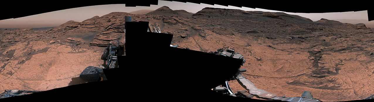 NASA’s Curiosity Mars rover took this 360-degree panorama