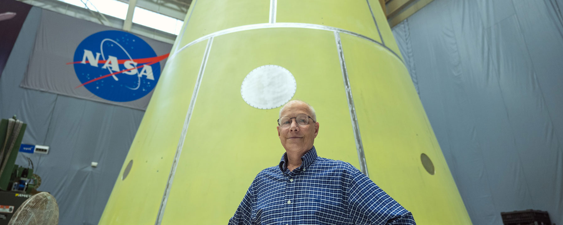 NASA’s Andy Schorr leads a team that is building, testing, and operating major parts of the Space Launch System (SLS) rocket.