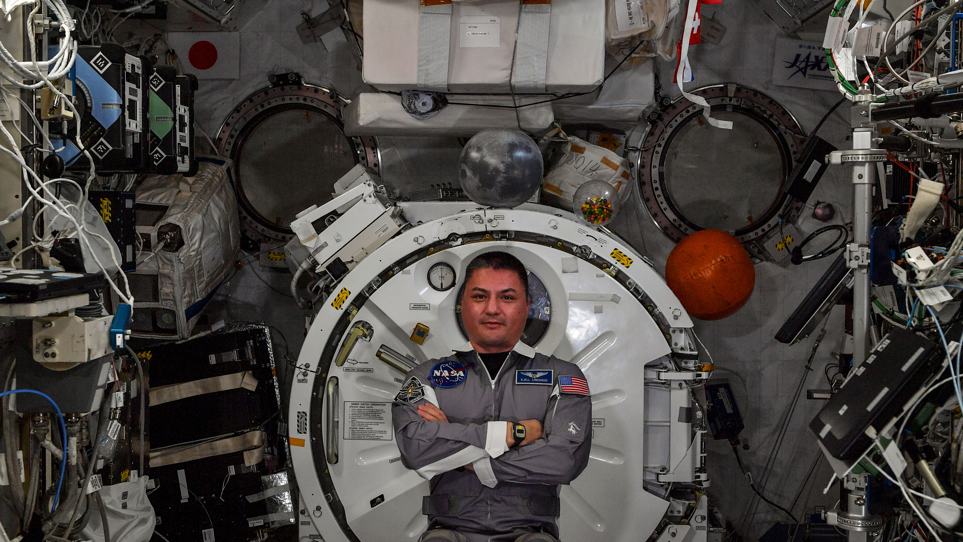 NASA astronaut Kjell Lindgren poses for a portrait