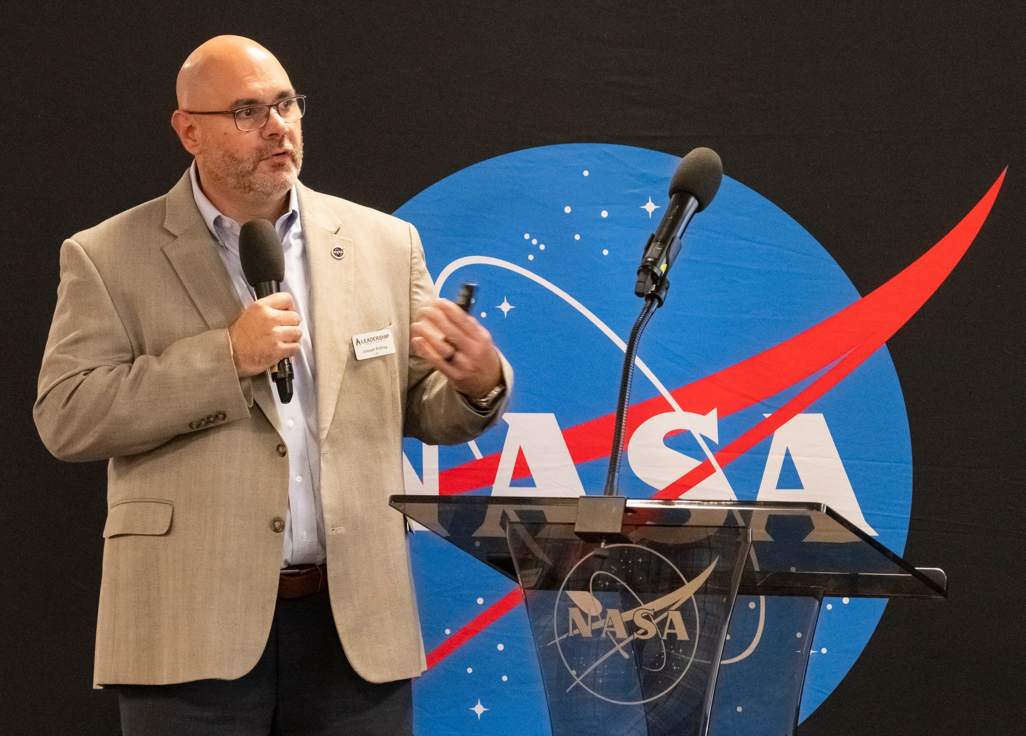 Joseph Pelfrey, deputy director of NASA’s Marshall Space Flight Center in Huntsville, Alabama.