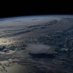Hurricane Danielle is pictured from the International Space Station as it orbits above the northern Atlantic Ocean on Sept. 4.