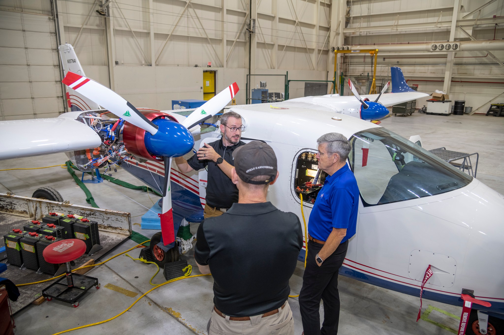 Sean Clarke, X-57 principal investigator at NASA’s Armstrong Flight Research Center