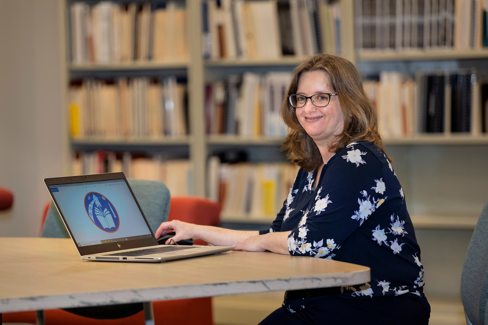 REDSTAR manager Melissa Roberts oversees the data repository from her office in Building 4494. 