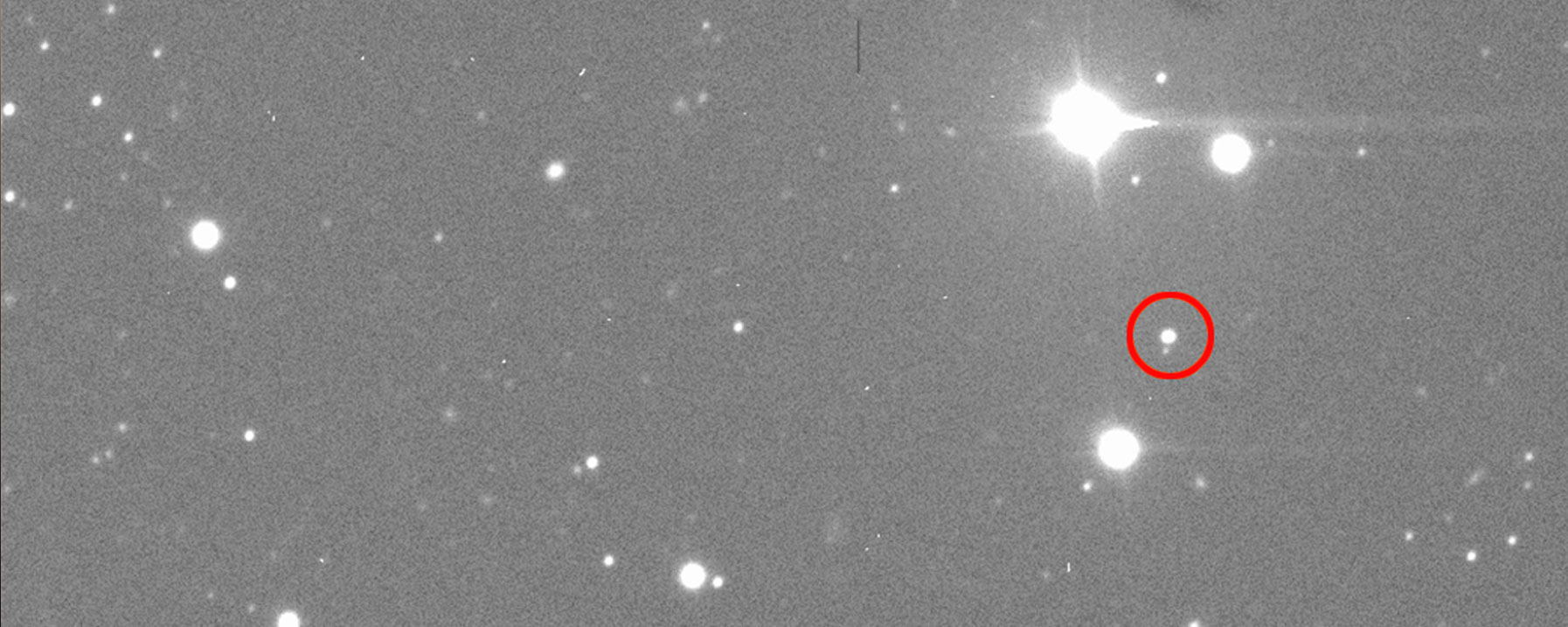 The Lowell Discovery Telescope near Flagstaff, Arizona captured this sequence in which the asteroid Didymos, moves across the night sky. 